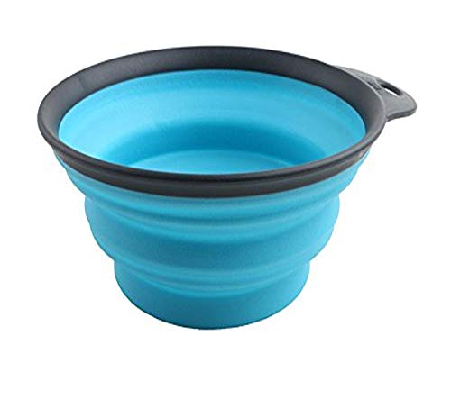 Dexas Popware 16 Oz. Collapsible Travel Cup With Carabiner - Blue