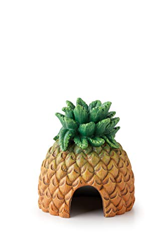 Exo Terra Pineapple Hide - Tiki Terrarium Decoration Reptile & Amphibian Hideout