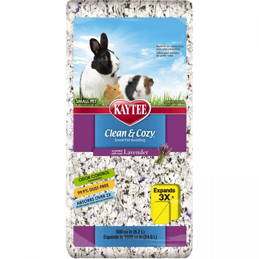 Kaytee Clean & Cozy Lavender Small Pet Bedding - 500 Cubic Inch, 24.6L