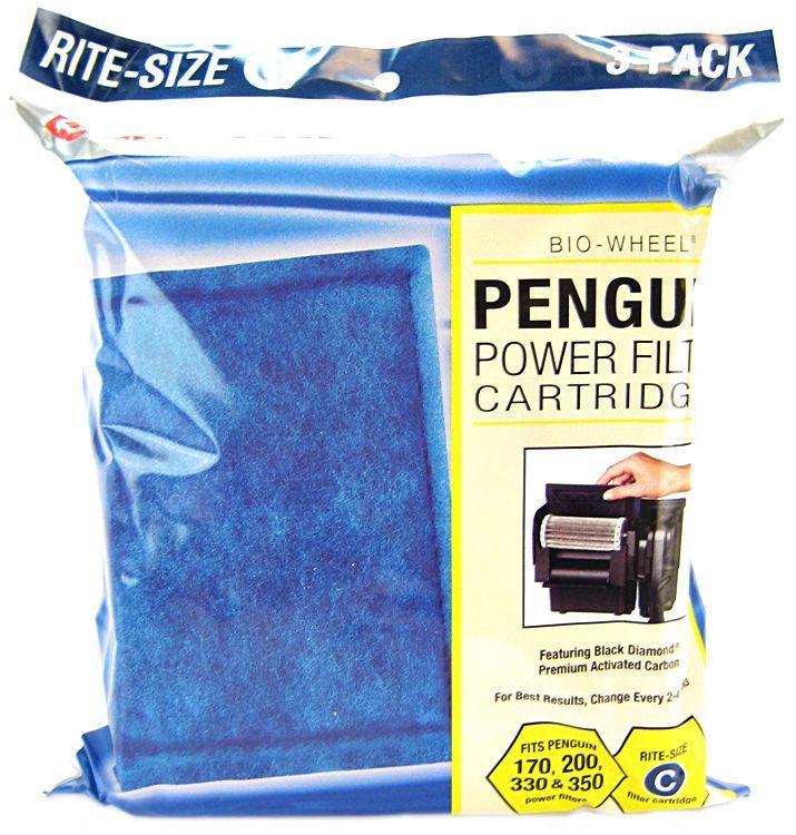 Marineland Penguin Bio-Wheel Filter Cartridge - Rite-Size C - 3 Pack