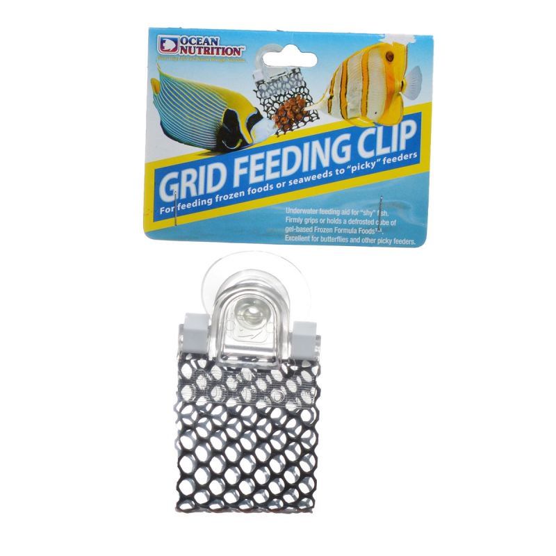 Ocean Nutrition Feeding Frenzy Grid Feeding Clip - Aquarium Fish Feeder