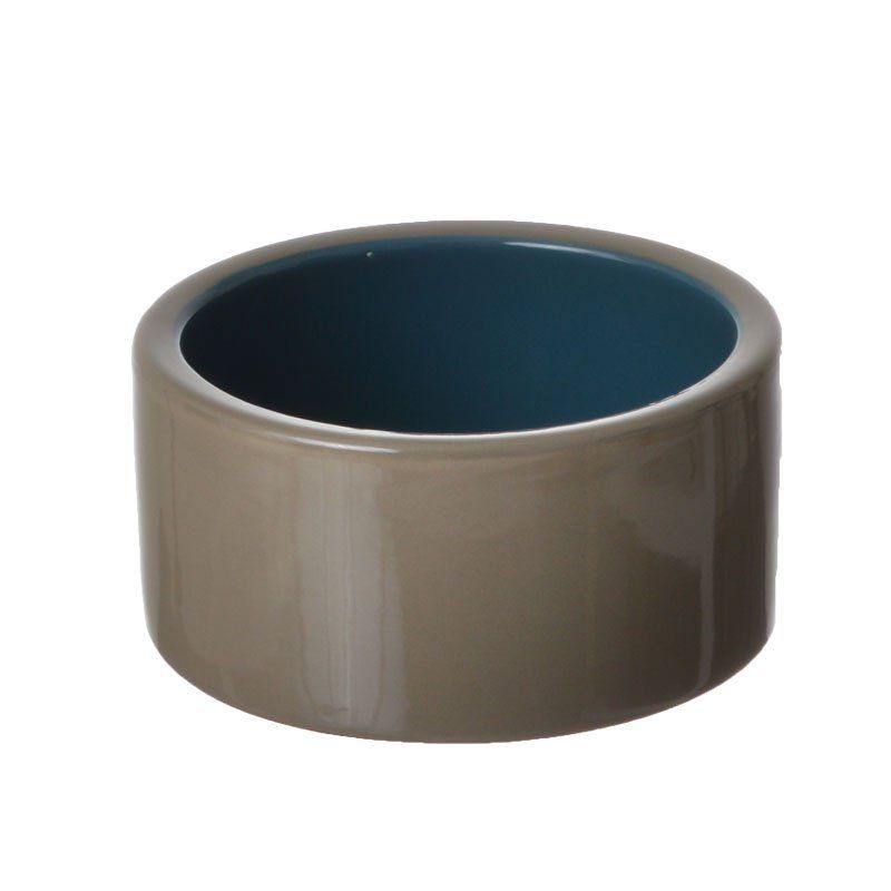 Kaytee Stoneware Pet Bowl - Durable Ceramic Food/Water Dish - 5-Inch Diameter