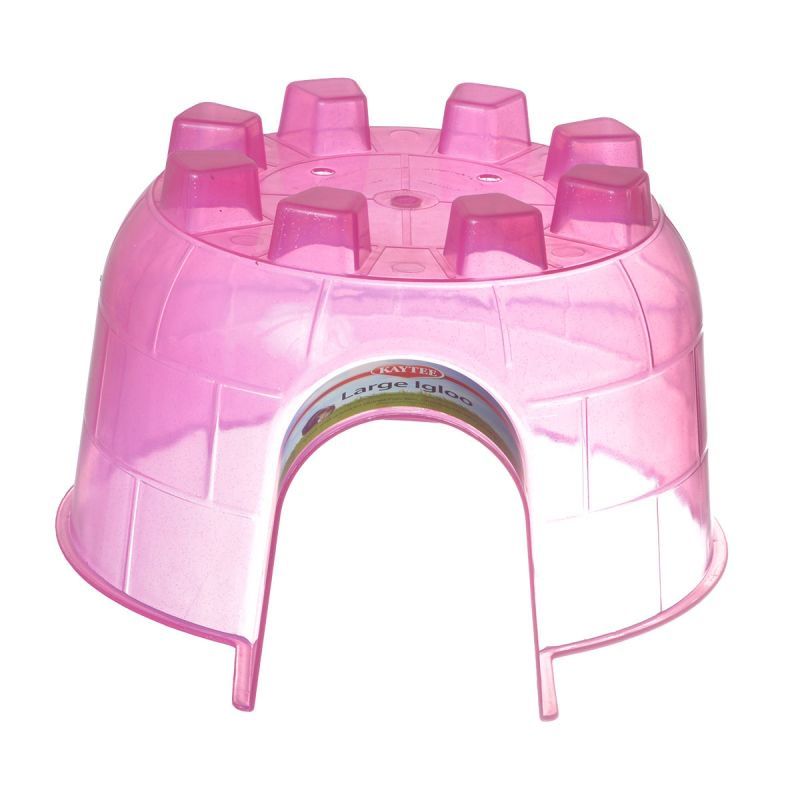 Kaytee Igloo Hideout - Large - Small Animal Habitat - Assorted Colors