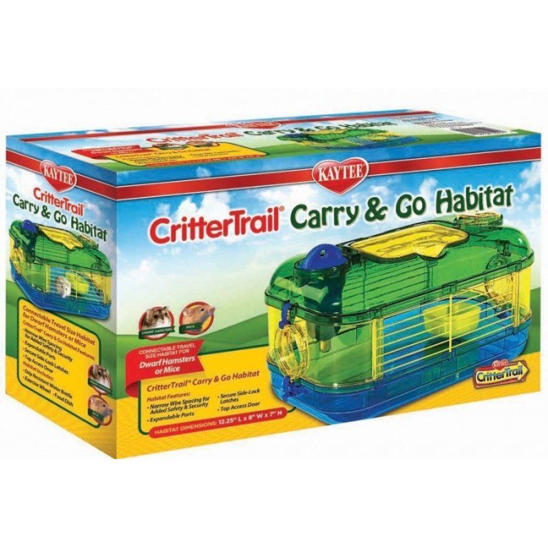 Kaytee CritterTrail Portable Petite Habitat - Hamster, Gerbil, Mouse Cage