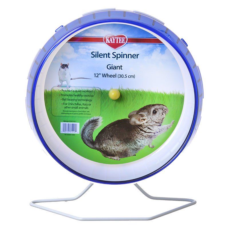 Kaytee Silent Spinner Giant Wheel - 12 Inch - Chinchilla, Rat, Small Animal Exercise