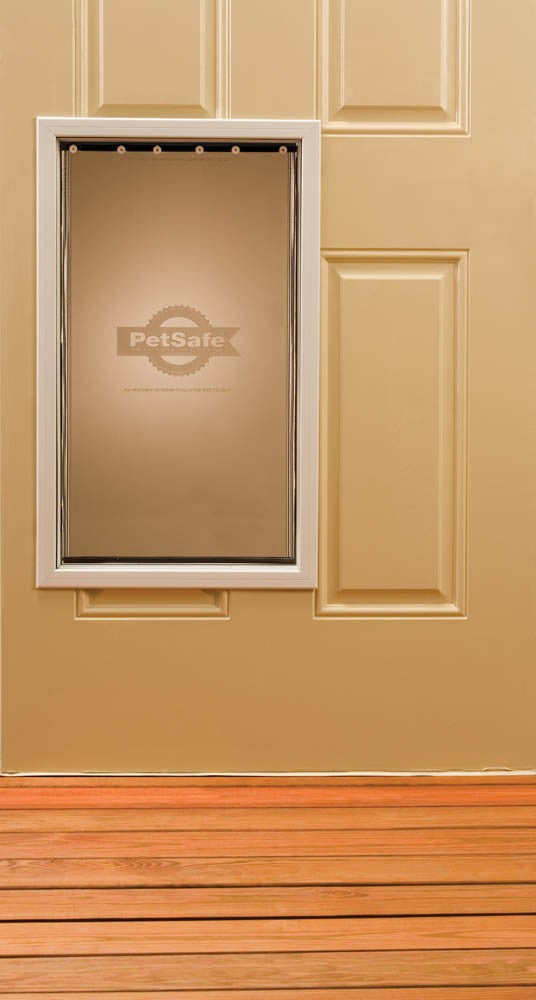 PetSafe Freedom Aluminum Pet Door - Extra Large, White