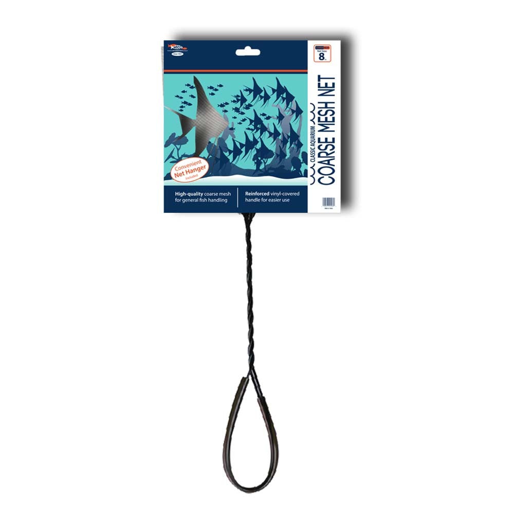 Weco Classic Coarse Mesh Aquarium Net - 8 Inch Fish Net with Standard Handle