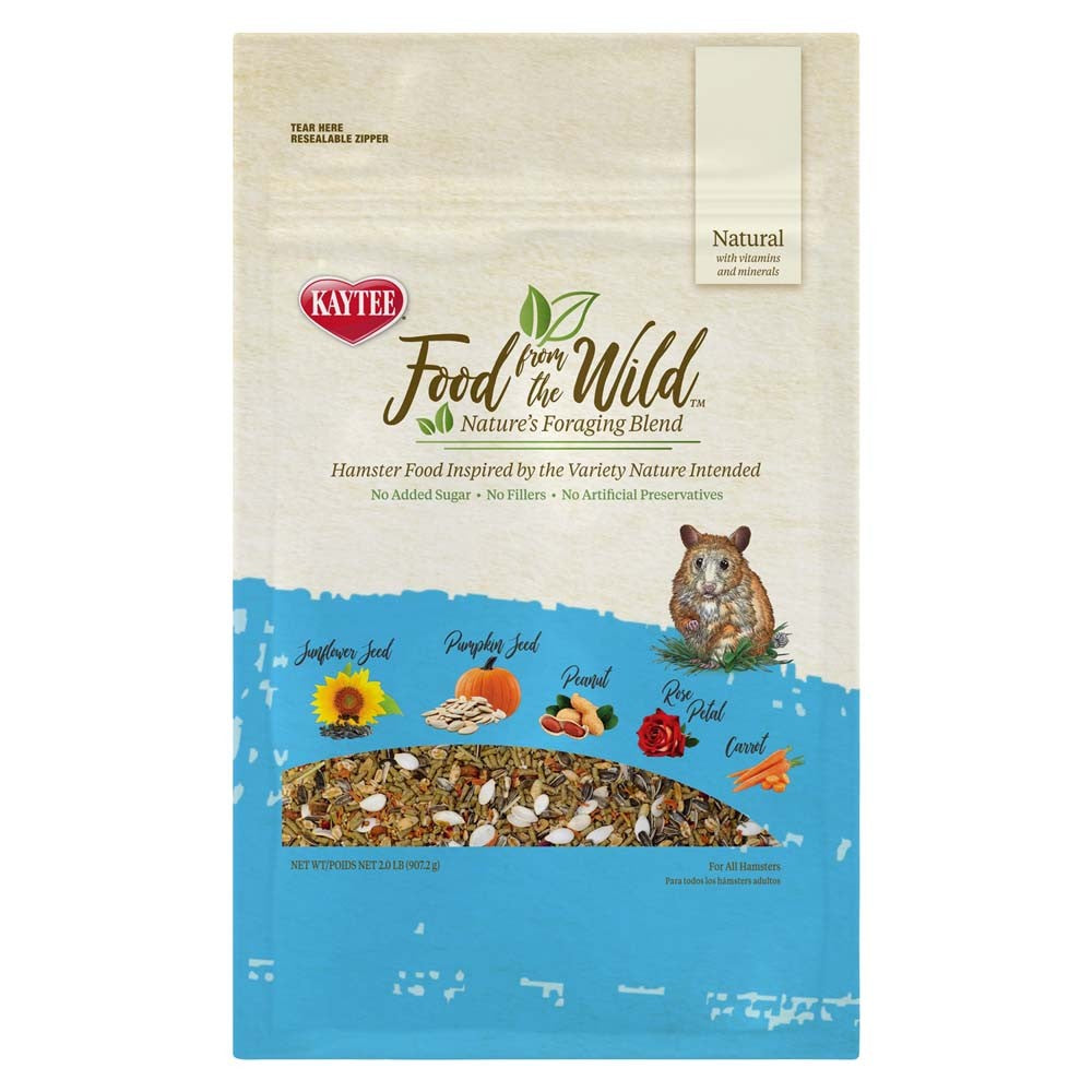 Kaytee Food From The Wild Hamster Food, 2 lb Bag