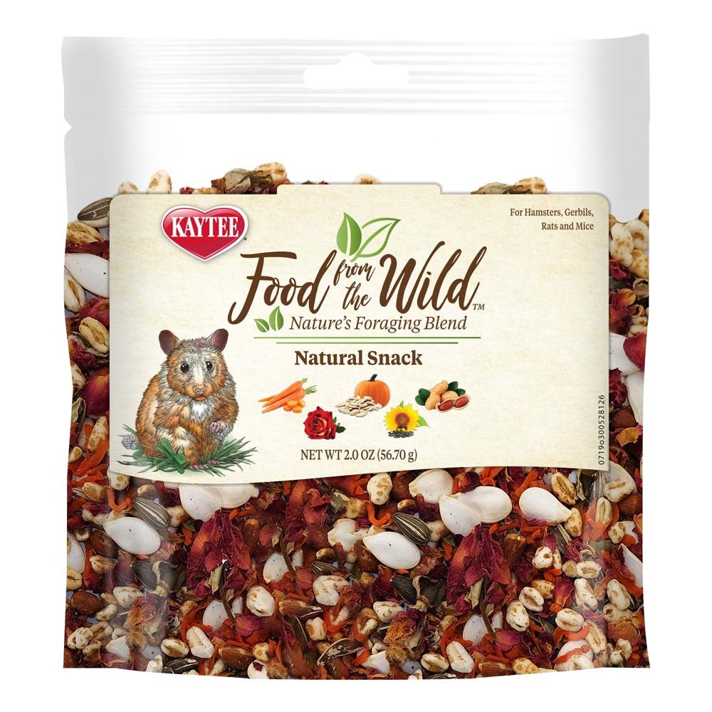 Kaytee Food From The Wild Treat Medley - Hamster / Gerbil - Natural Snack, 2 oz