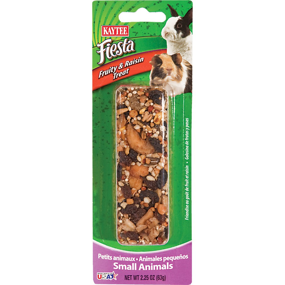 Kaytee Fiesta Fruity & Raisin Treat Stick - Small Animal - 2.25 oz