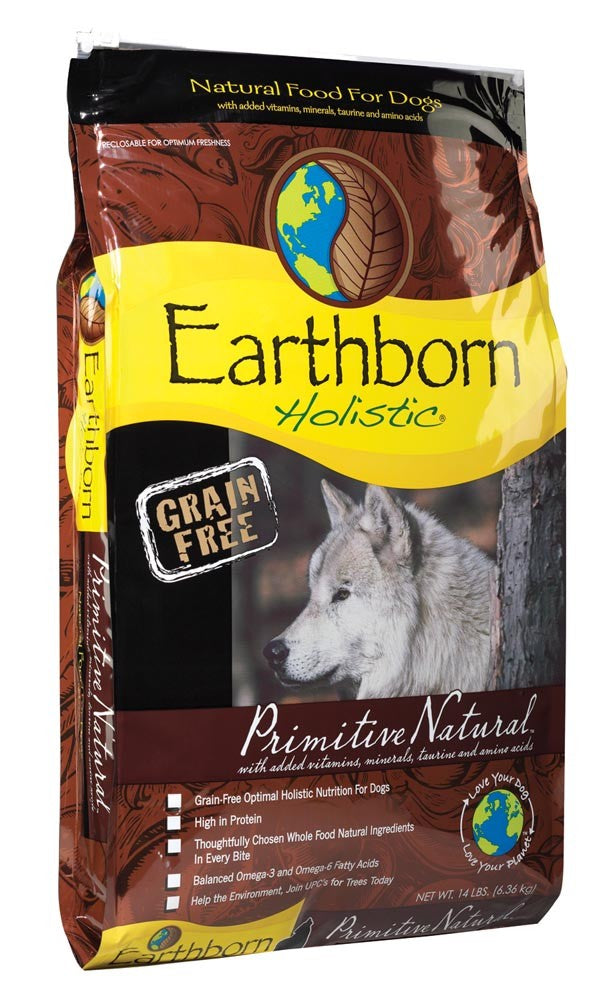 Earthborn Holistic Primitive Natural Grain Free Dry Dog Food, 14 lb