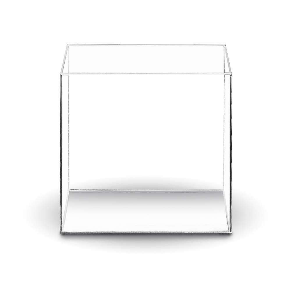 Aquatop High Clarity Low Iron Glass Cube Aquarium - 2.11 Gallon Desktop Tank