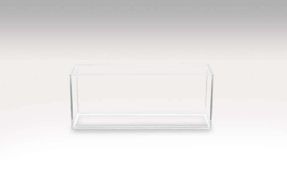 Aquatop High Clarity Bookshelf Aquarium, 3 Gallon, 18x7.1x5.5 Rimless Glass Tank