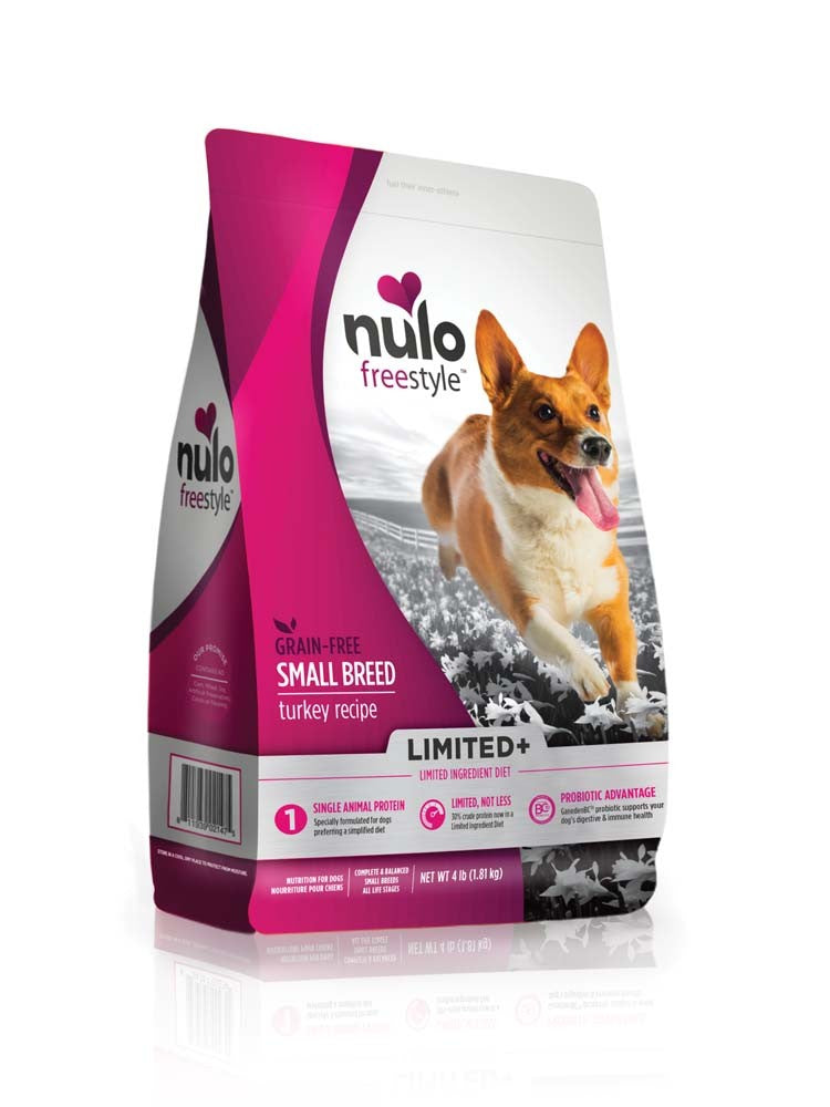 Nulo Freestyle Limited Plus Small Breed Turkey Recipe Dog Food, 4 lb Bag
