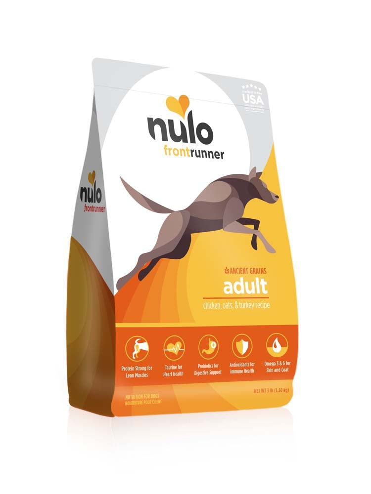 Nulo Frontrunner Chicken, Oats & Turkey Dry Dog Food 23lb