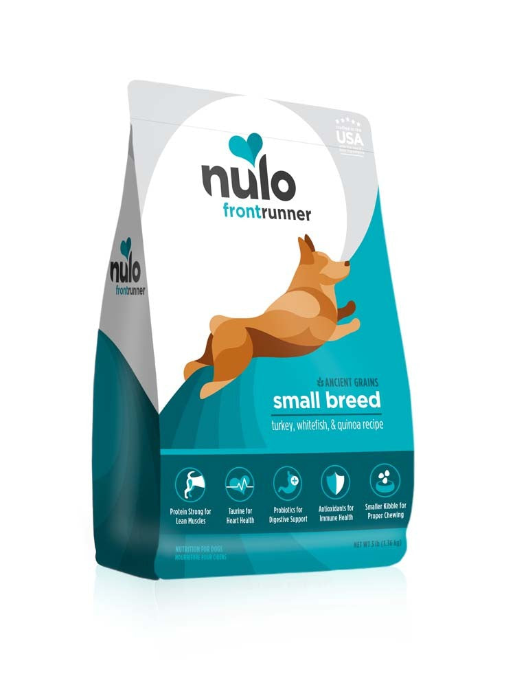 Nulo Frontrunner Small Breed Turkey, Whitefish & Quinoa Dry Dog Food, 11 lb