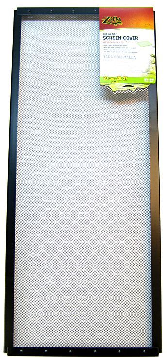 Zilla Fresh Air Screen Cover - 30" x 12" - For 20/29 Gallon Reptile Tank Terrariums