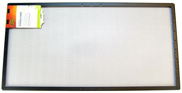 Zilla Metal Screen Cover - 36" x 18" - Terrarium Top - Reptile Tank Lid