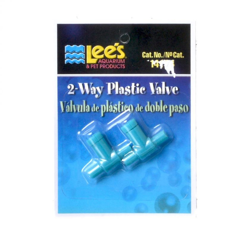 Lee's 2-Way Plastic Airline Valve - 2 Pack - Aquarium Air Pump Control