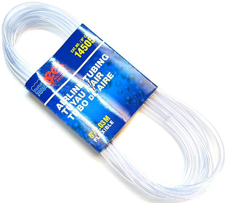 Lee's Aquarium Airline Tubing - Clear Flexible Plastic - 8 Feet
