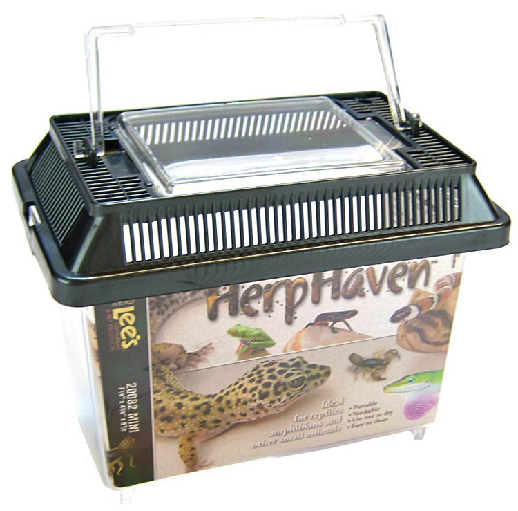 Lee's Herp Haven Mini Reptile Carrier - Rectangular Terrarium