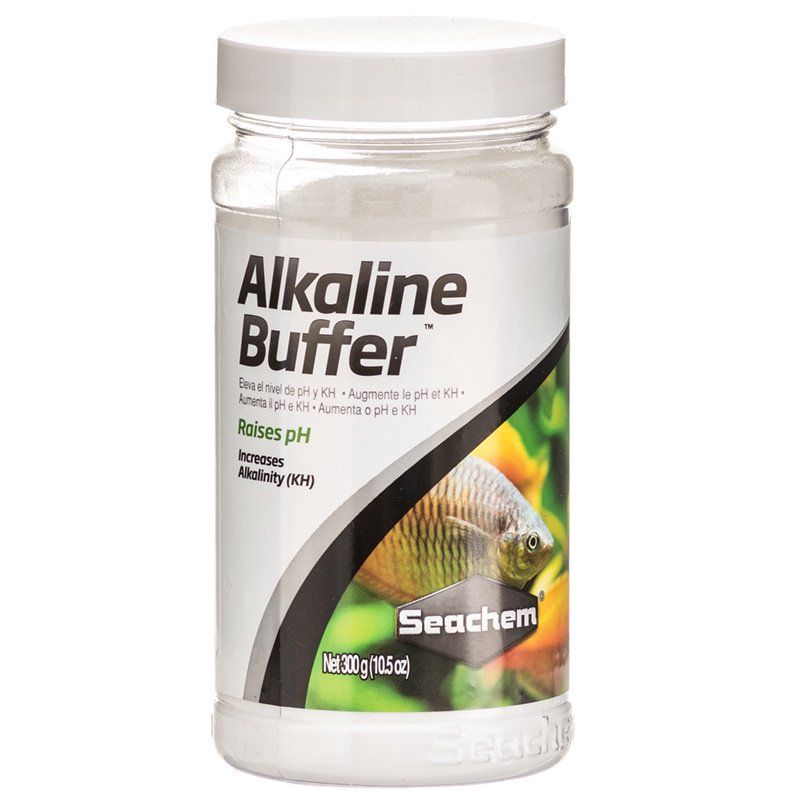 Seachem Alkaline Buffer - Raises pH & Alkalinity - 300g (10.6 oz) Freshwater Aquarium Treatment