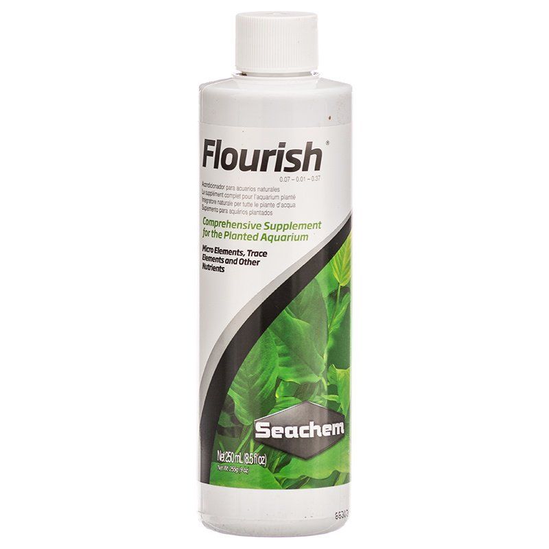 Seachem Flourish Comprehensive Plant Supplement - 250 mL / 8.5 oz - Freshwater Aquarium Plant Nutrients