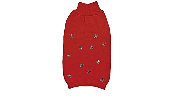 SEQUIN STARS SWEATER TEAL SM