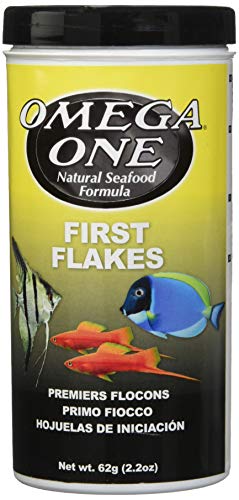 Omega One First Flake Fish Food - Appetite Enhancement Formula - 2.2 oz