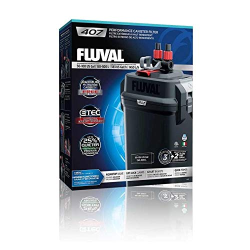 Fluval 407 Performance Canister Filter - For Aquariums Up To 100 Gallons
