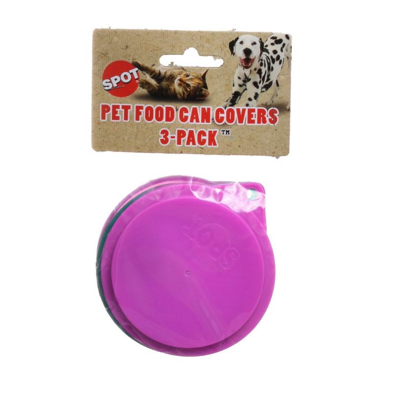 Ethical Pet Food Can Covers - 3.5 inch, 3-Pack - Reusable Lids for Dog & Cat Food Cans