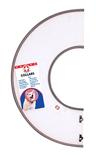 Dogswell Remedy + Recovery Rigid E-Collar - Clear - Extra Large (XL) - 15.75-20" Neck