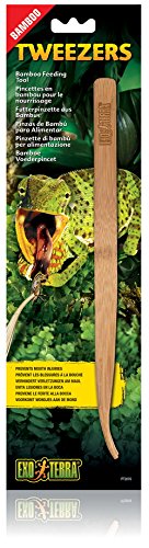 Exo Terra Bamboo Feeding Tweezers - Reptile & Amphibian Feeding Tongs, 11" Small