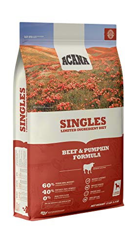 ACANA Singles Limited Ingredient Diet Beef & Pumpkin Dry Dog Food, 13 lb