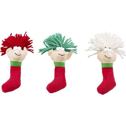 Spot Holiday Wooly Elf Cat Toy with Catnip - Assorted Colors