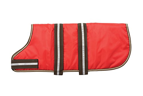 Fashion Pet Outdoor Dog Blanket Coat, X-Small, Red