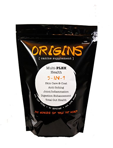 Rogue Pet Science Origins 5-in-1 Dog & Cat Supplement, 2 lbs - Supports Digestion, Skin & Coat, and Joints