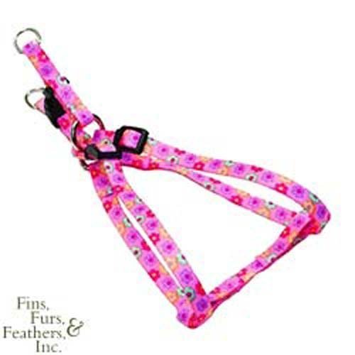 Li'l Pals Comfort Wrap Adjustable Dog Harness, Daisy Multi-Color, 3/8-in x 8-14-in