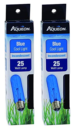 Aqueon Blue Cool Light Incandescent T10 25W Lamp Bulb - Aquarium Lighting