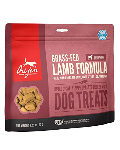 ORIJEN Freeze Dried Dog Treats - Grass-Fed Lamb, 3.25oz - Grain Free, High Protein