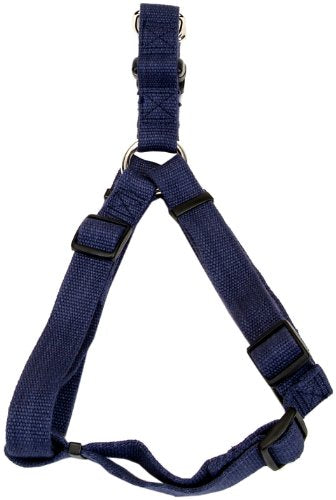 New Earth Soy Comfort Wrap Adjustable Dog Harness - Indigo - 5/8" x 16-24"