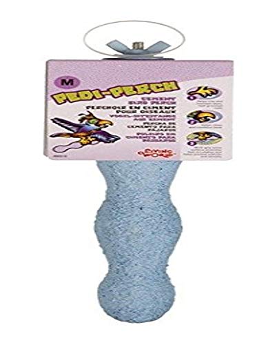 Living World Pedi-Perch Medium - Cement Bird Perch 20.5cm / 8" - Trims Nails & Conditions Beak