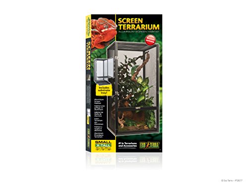 Exo Terra Screen Terrarium - Small / X-Tall - 18" x 18" x 36" Reptile Habitat