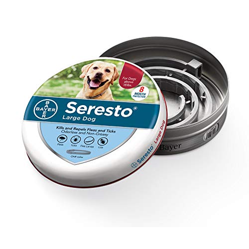 Seresto Flea and Tick Collar for Large Dogs, 8-Month Protection