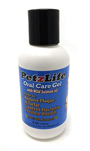 PetzLife Oral Care Gel Salmon Flavor - 4 oz, Pet Dental Gel