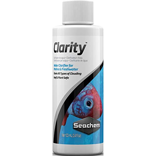 Seachem Clarity Water Clarifier - 100 mL (3.4 oz) - Freshwater & Saltwater Aquarium Treatment