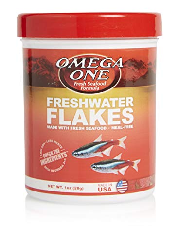 Omega One Freshwater Flakes Fish Food - 1 oz