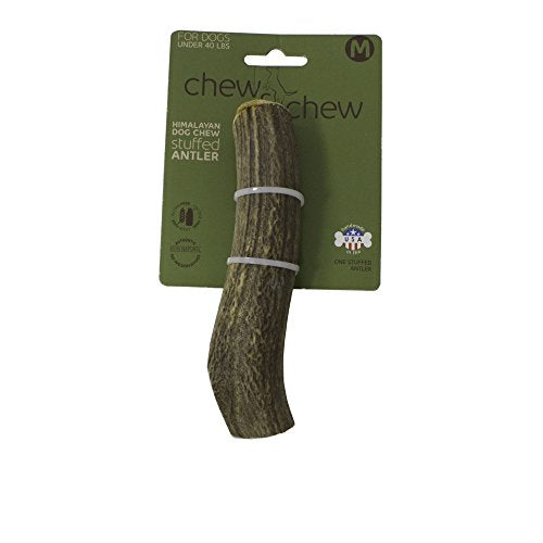 Himalayan Antler MD - Cheese Stuffed Antler Dog Chew, Medium