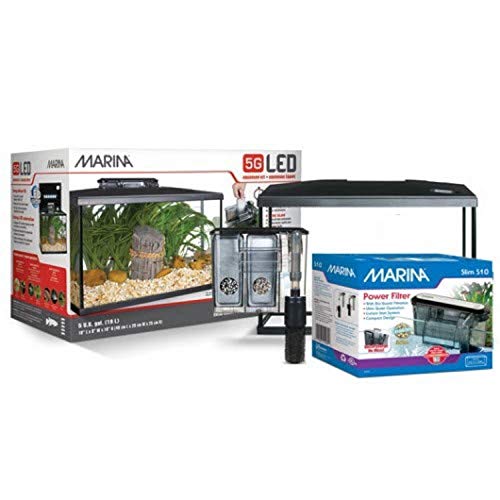 Marina LED Aquarium Kit 5 Gallon - Complete Starter Kit