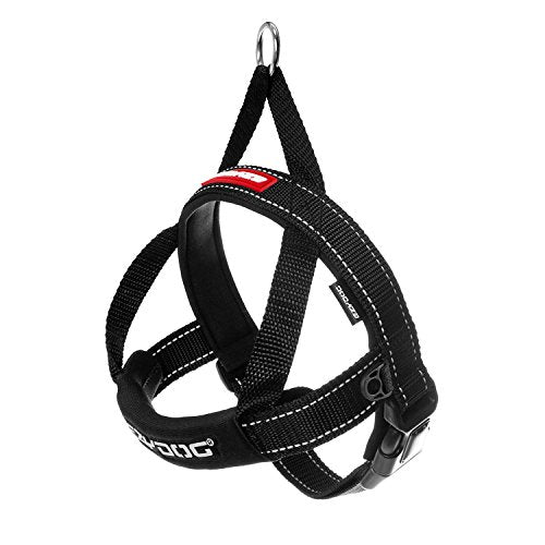 EzyDog Quick Fit Harness - Black, XL - Easy On/Off Dog Harness